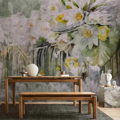 Produktbild von Vlies Fototapete - Wild Moment 350x245 cm Blumen b-C-0980-a-a