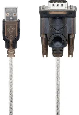 Immagine prodotto di Goobay 95435 cavo seriale trasparente 1,5 m USB Tipo-A RS-232