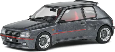 Produktbild von Solido Modellauto Maßstab 1:43 Peugeot 205 Dimma Rallye grau 1989 S4310804