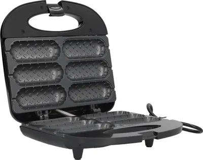 Obrázok produktu pre 6-otvorový obojstranný ohrievač hotdogov 750W ohrievač potravín pre domácnosť