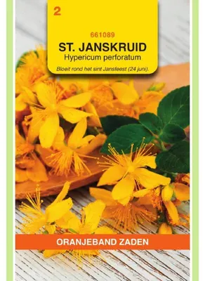 Productafbeelding van Oranjeband Zaden: Johanniskruid (Hypericum) - kruidenzaad - 1 zakje zaad
