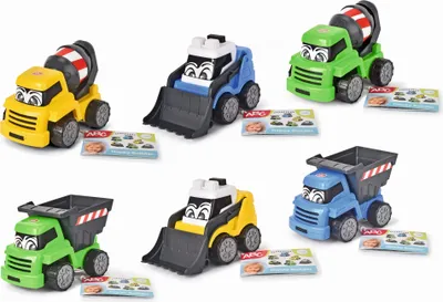Produktbild von ABC Happy Stavebné auto 13 cm, 6 druhov