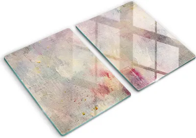 Produktbild von Glasschneideplatte - Herdabdeckplatte - 2x40x52 cm -Schneidebrett - Spritzschutz - Hintergrund der Lackierungstextur