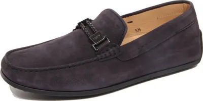 Produktbild von G2256 TOD'S blau delave' Wildleder Slipper Schuh Mann