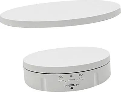 Produktbild von 2-in-1 elektrisch drehbarer Präsentationsständer, Fernbedienung, 360-Grad-Drehteller, Fotografie-Basis für Vitrinen