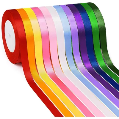 Productafbeelding van Cadeaulint - Satijnen lint - Satijn lint - 22 m x 10 mm - 12 kleuren