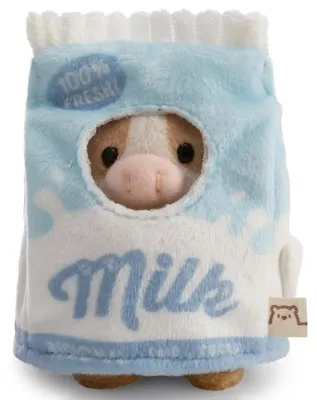 Produktbild von NICI Kuscheltier Set Kuh Moono mit Milchglas u. Milchtüte Kostüm in Geschenkbox