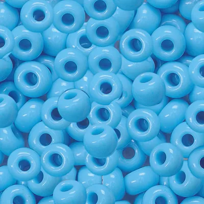 Produktbild von Rocailles 5 mm himmelblau  VE=5x35g
