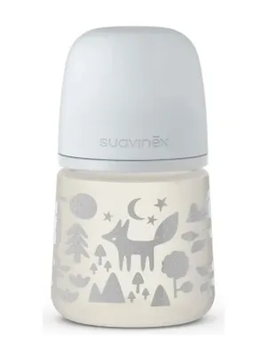 Obrázok produktu pre Suavinex, Fyziologická fľaša s cumlíkom SXPro, voľný prúd 270 ml, sivá