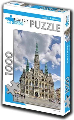 Obrázek produktu pro PUZZLE TOURIST č. 5 - Liberecká radnice 1000 dílků