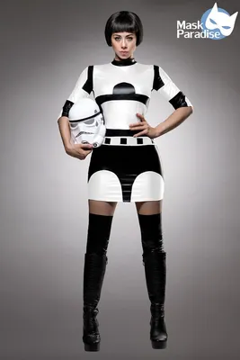Produktbild von Star Fighter Komplettset / Star Wars Clone Trooper Style Kostüm Größe XL = 42