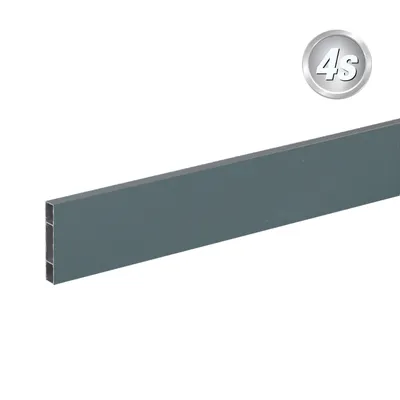 Produktbild von Alu Querlatte 20 x 120 mm - Farbe: anthrazit, Länge: 300 cm, Höhe: 12 cm