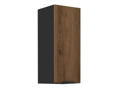 Image de Meuble de cuisine supérieur TOVA - largeur 30 cm, noyer okapi / noir