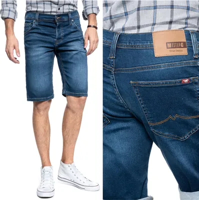 Produktbild von MUSTANG Herren, Shorts CHICAGO SHORT, Regular fit, W36, Blau, kurze, hosen,