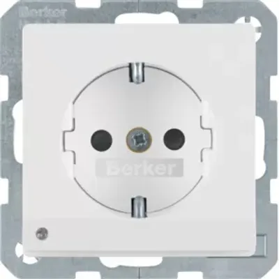 Produktbild von Berker Steckdose SCHUKO m. 41096089 LED-Orientierungslicht Q.1/Q.3 polarweiß