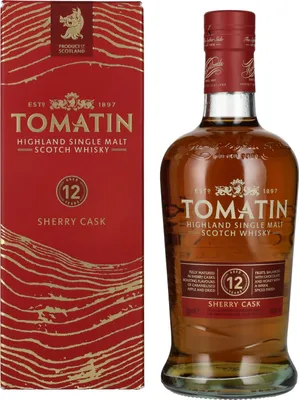 Produktbild von Tomatin 12 Years Old SHERRY CASK 40% Vol. 0,7l in Geschenkbox