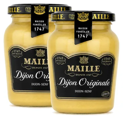 Produktbild von Maille Dijon Originale Senf 200ml fein würzig cremig klassisch (2er Pack)