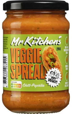 Obrázok produktu pre Mister Kitchen V-Spread Chili Papriková nátierka 270 g - Pikantný paprikový dip krémový a pikantný