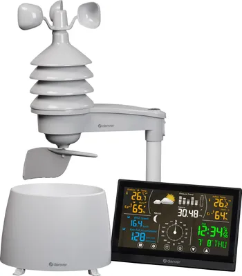 Produktbild von Pro-Wetterstation mit Windmesser & Regenmesser, Barometer, Temp/Feuchte.