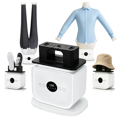 4-in-1 Hemdenbügler mit Dampf, 1400 W, Timer, Temperaturregelung