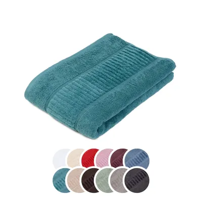 Produktbild von liebling Saunatuch Bio Baumwolle, Serie Organic, 500 gr. / m², 70 x 200 cm, 60 Grad, formstabil, saugstark, schnelltrocknend, petrol
