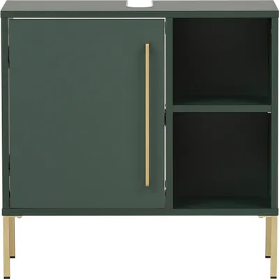 Produktbild von Bad Waschbeckenunterschrank KELLA-80 in waldgrün, B/H/T: ca. 65,3/63,3/33,1 cm