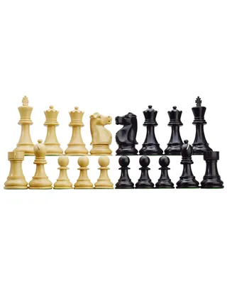 Produktbild von ROOGU Fischer-Spassky 3.75'' Schachfiguren Set Holz Handdien Staunton