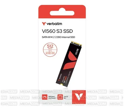 Obrázek produktu pro Verbatim Vi560 S3, 512 GB, M.2, 520 MB/s, 6 Gbit/s