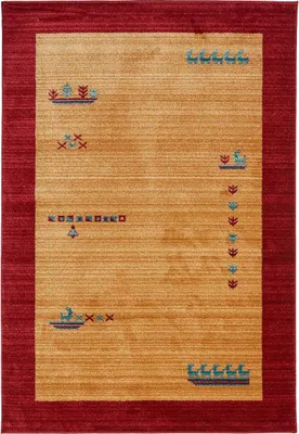 Image de CHOBAY 7 Tapis tissé pour le salon et la chambre à coucher avec motif simple