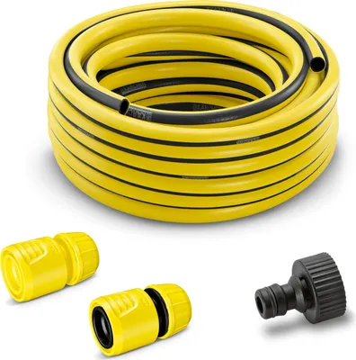 Produktbild von Kärcher Schlauchset PrimoFlex Schlauch 10m, 24 Bar, G3/4 Hahnanschluss, Aqua Stop