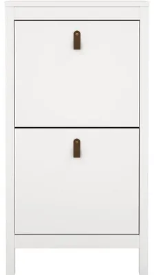 Immagine prodotto di Mobiletto per scarpe - MADRID - Bianco - Per 8 paia - 53,8 x 24,6 x 102,9 cm