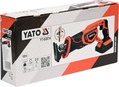 Zdjęcie produktu dla Yato YT-82814, III, 18 V, Litowo-jonowa (Li-Ion), 1,6 kg, 1 szt.