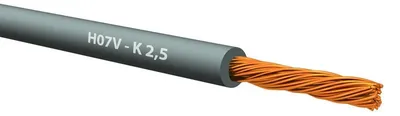 Obrázok produktu pre Vodič CYA2,5 sivý H07V-K
