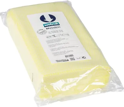 Produktbild von Wetrok Masslinn Staubbindetuch Gelb ölimprägniert : 61x57 cm Größe: 61x57 cm