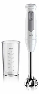 Image de Braun Mixeur plongeant MultiQuick 5 MQ 50001 M 1000W 21 vitesses+Turbo puissant appareil de cuisine polyvalent Mixeur