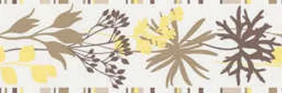 Produktbild von A.S. Création Papierbordüre 875068 Beige Braun Gelb Floral Blumen 0,17m x 5m 4000776875068