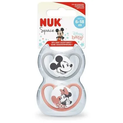 Obrázek produktu pro NUK sada 2 dudlíků SPACE Minnie - 6-18 měsíců