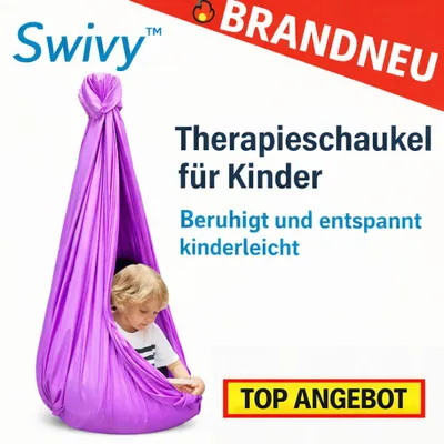 Immagine prodotto di Altalena terapeutica Swivy™ per bambini Amaca da interno Altalena sensoriale 150 kg: verde