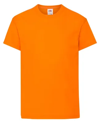 Produktbild von Fruit of the Loom Kids Original T-Shirt Farbe: orange Größe: 104