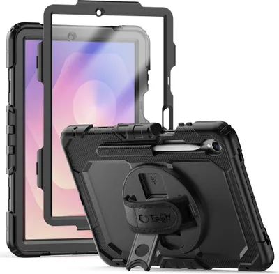 Immagine prodotto di Custodia protettiva con protezione dello schermo per Galaxy Tab S11, Tech-Protect Solid, nero