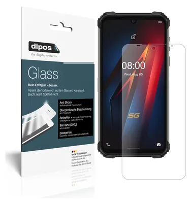 Obrázek produktu pro 2x ochranná fólie pro Ulefone Armor 8 matná - Anti-Shock 9H fólie dipos Glass plastové sklo