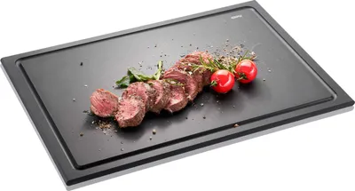 Produktbild von GEFU SLIZE, Rechteckig, Holz, Grau, Gekochtes Fleisch, Fisch & Meeresfrüchte, Obst & Gemüse, Einfarbig, 175 °C