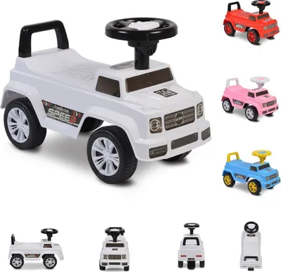Produktbild von Moni Rutschauto Kinderauto Speed JY-Z12 Musikfunktion, ab 18 Monaten, max. 25 kg in weiß