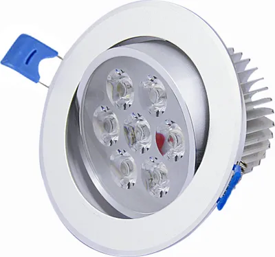Produktbild von 7W LED Schwenkbar Einbaustrahler Panel Deckenleuchte Strahler Einbauleuchte Deckenlicht, Warmweiß