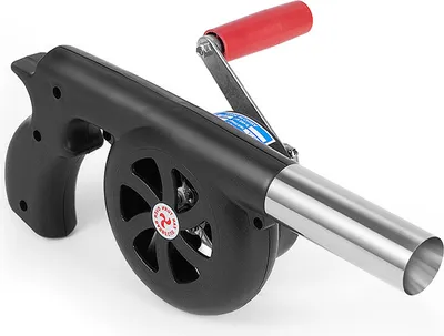 Produktbild von Ruční klikový ventilátor BBQ pro táborák Přenosný ruční ventilátor BBQ pro venkovní kempování BBQ