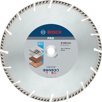 Produktbild von PRO Multi Material Diamanttrennscheibe, 300 x 22,23 mm