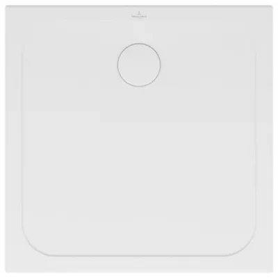 Immagine prodotto di Villeroy & Boch Lifetime Plus receveurs de douche, carré, céramique, antidérapant, 900x900x35mm, blanc alpin, 6223D401, 6223D401