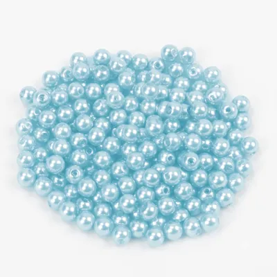 Zdjęcie produktu dla Koraliki woskowe ok. 1000 sztuk, 3 mm, jasny turkus