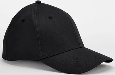 Produktbild von Beechfield B803 | EarthAware® Organic Baumwolle Stretch-Fit Cap - Farbe: Black - Größe: S/M