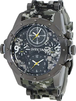 Obrázek produktu pro Invicta Coalition Forces 43768 Pánské Hodinky - Quartz Hnutí - Nerezová Ocel s Zeleným Ciferníkem - 50 mm